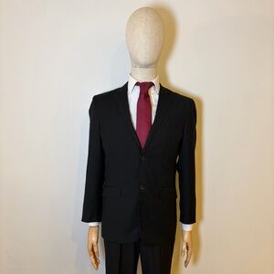 Pavaratti Collezioni Black Slim Fit Blazer Jacket 34S